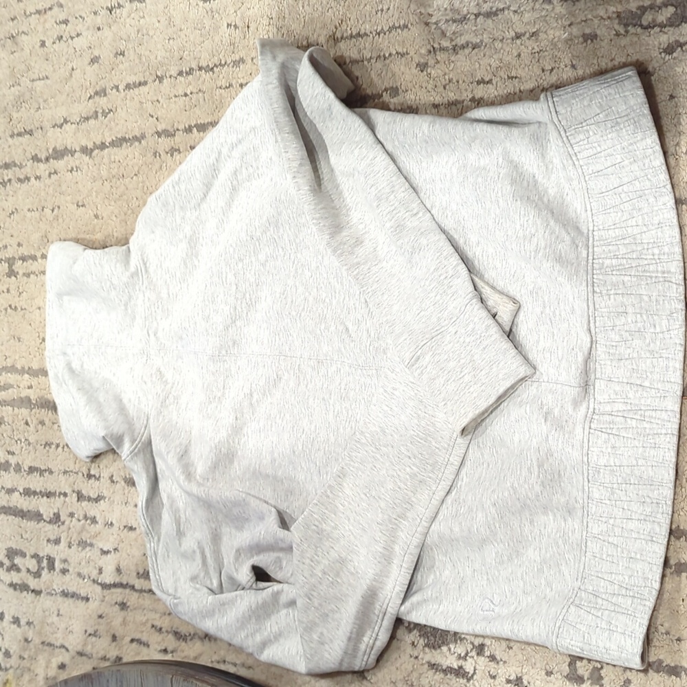 Lululemon Stress Less Pullover Heathered Core Ultra Light Grey - Picture 8 of 10